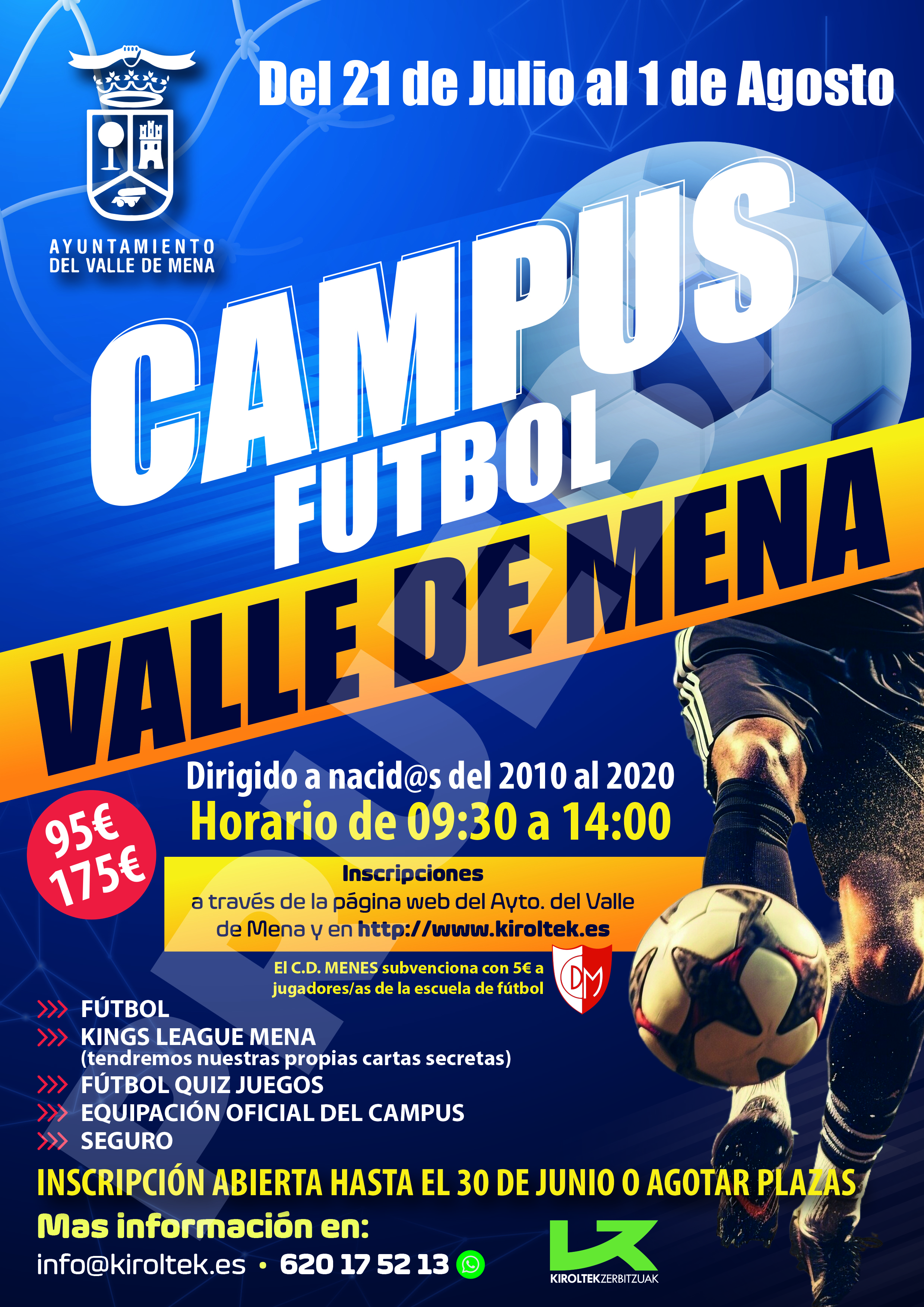Campus de fútbol 2025