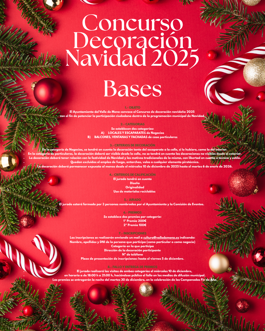 CONCURSO DECORACIÓN NAVIDEÑA 2025